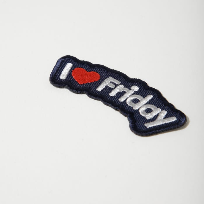 Atelier Veritas-Patch I Love Friday 2x7cm