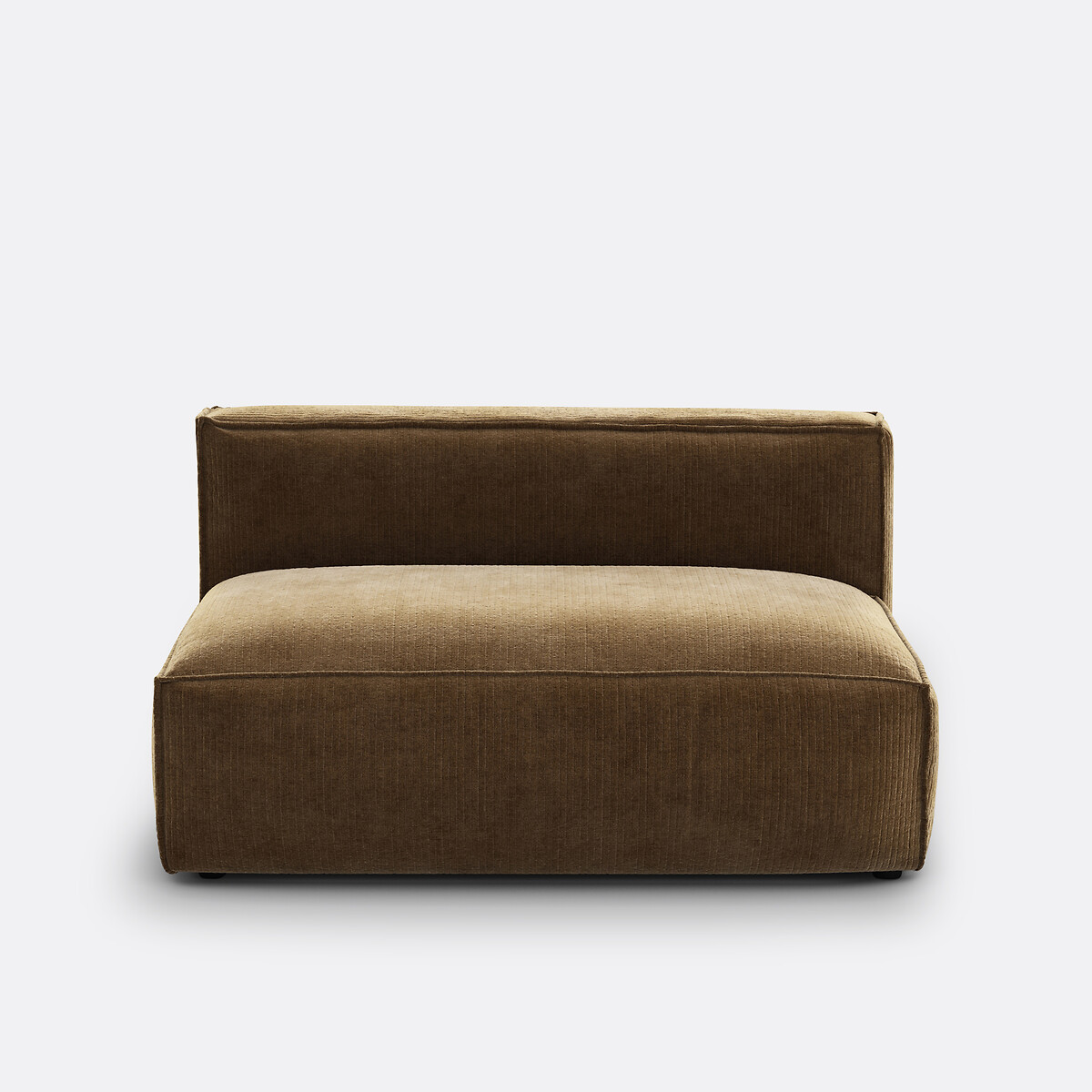 LA REDOUTE INTERIEURS<br>Sofá modular em veludo vintage canelado, Seven
