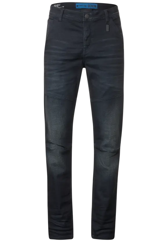 Regular Fit Jeans - dark blue coated