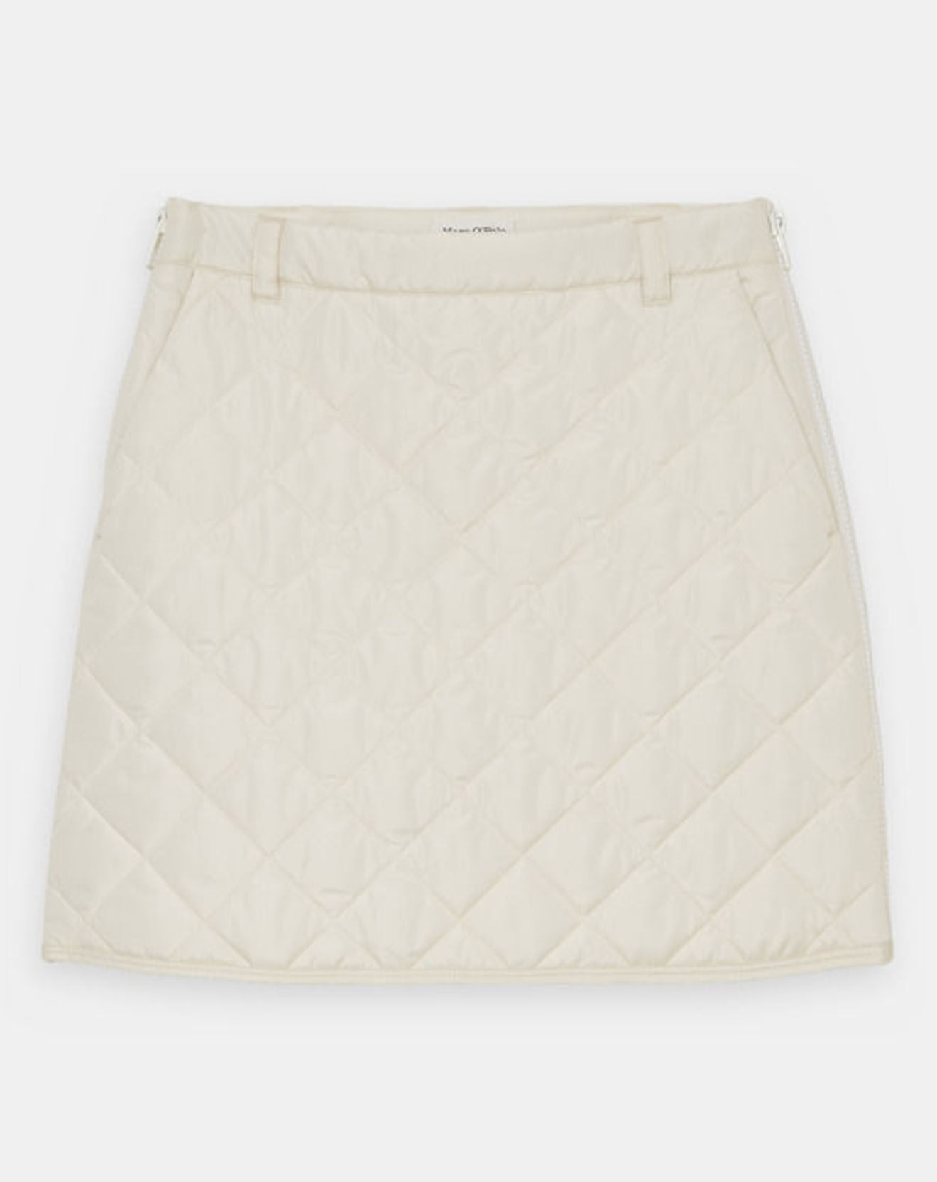 Marc O'Polo Jupe courte matelassée Padded écrue