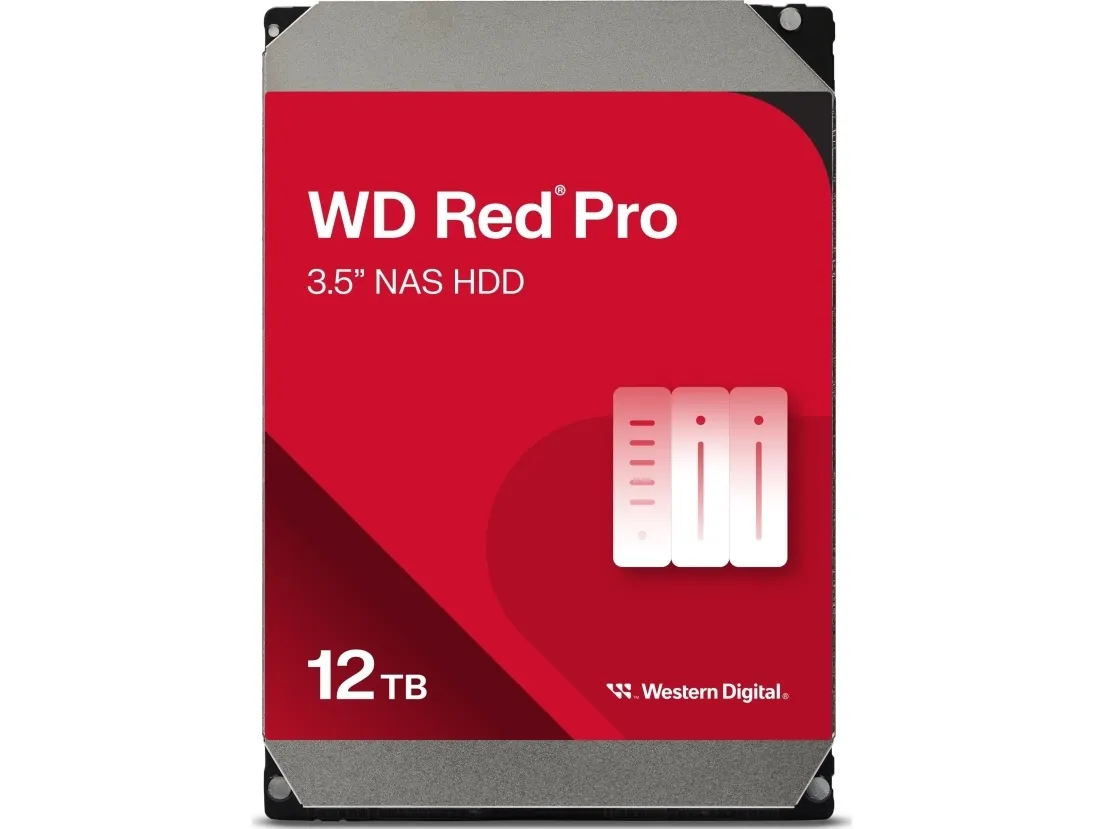 WD Red Pro WD122KFBX - Harddisk - Enterprise - 12 TB - intern - 3.5