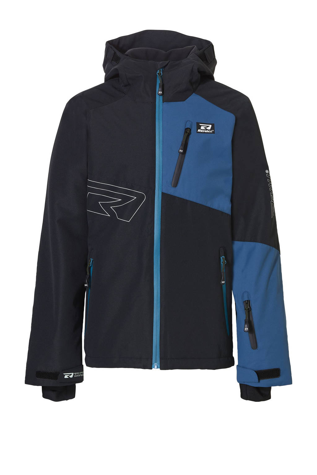 Rehall ski-jack Cravin Jr zwart/petrol