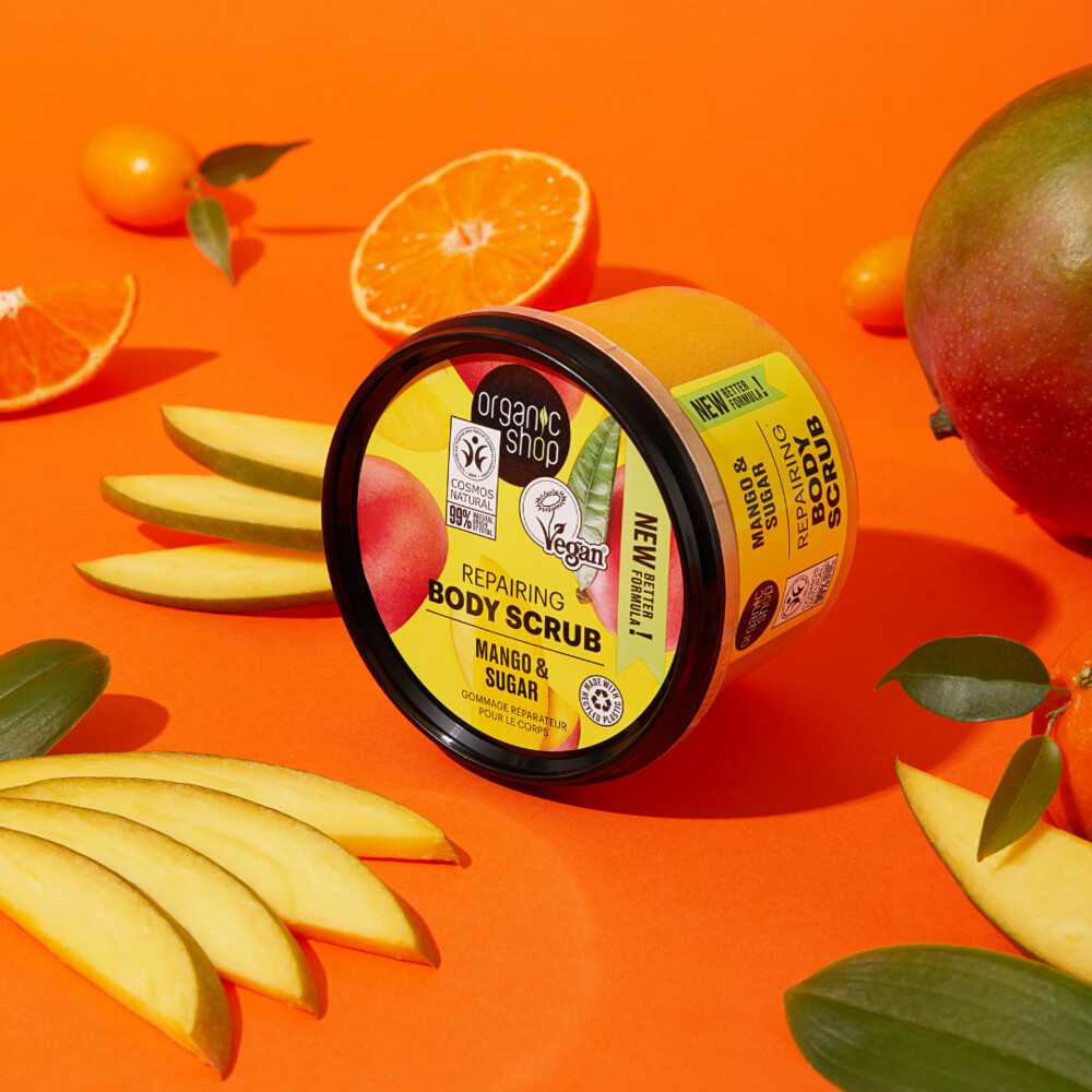Organic Shop Repairing Body Scrub Mango250 ml