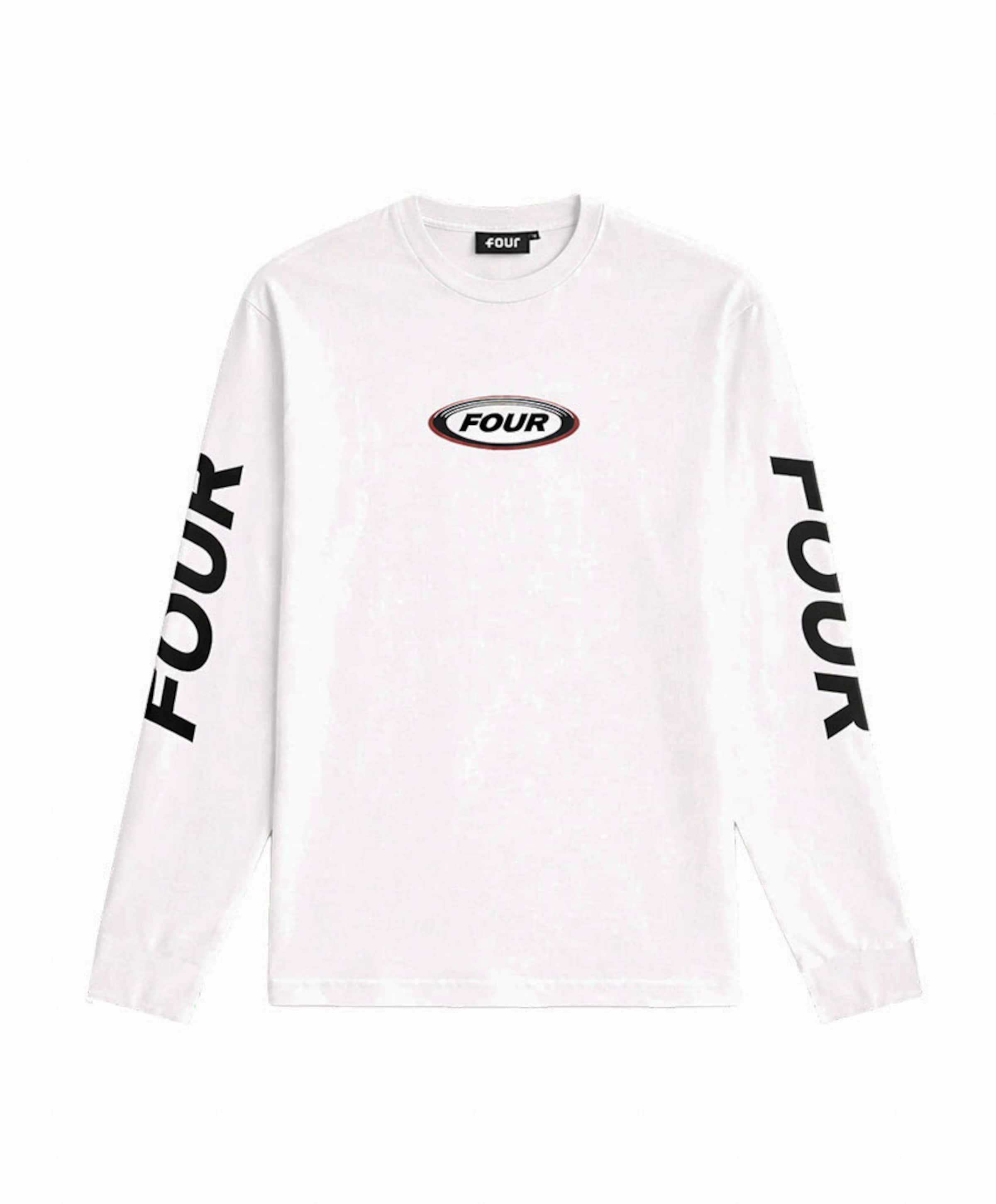 FOUR Heren longsleeve wit