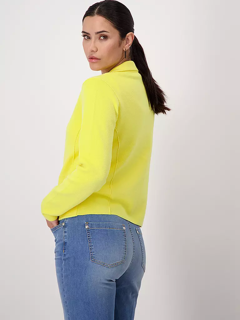 MONARI Jerseyblazer gelb