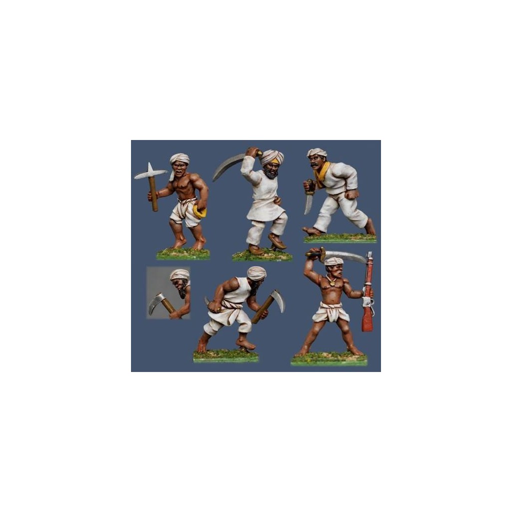 Thuggee w/ separate assorted Weapons & Picks