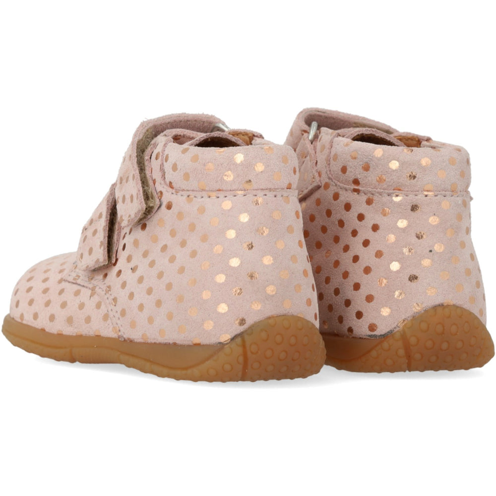 Køb Angulus Rose Copper Dots Barnets Første Sko