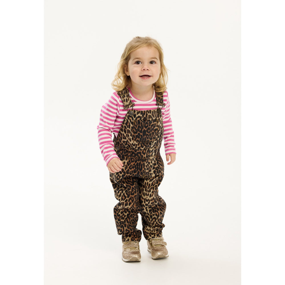 Køb THE NEW Siblings Feather Gray AOP Paloma Denim Dungarees