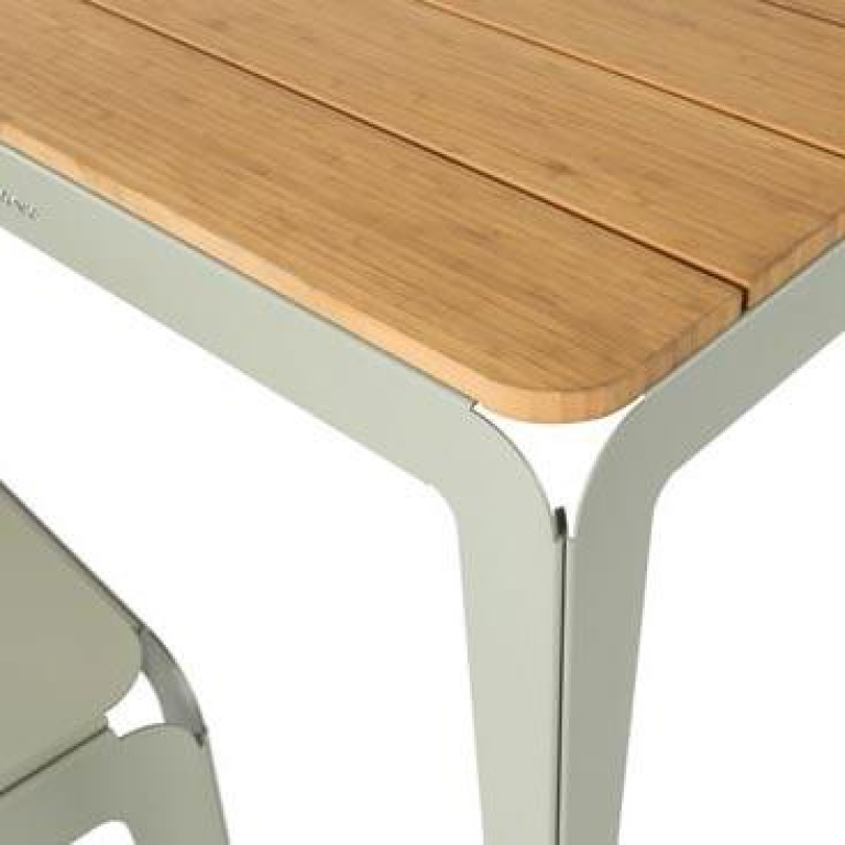 Weltevree Bended tuintafel 220x90 bamboo Pale Green