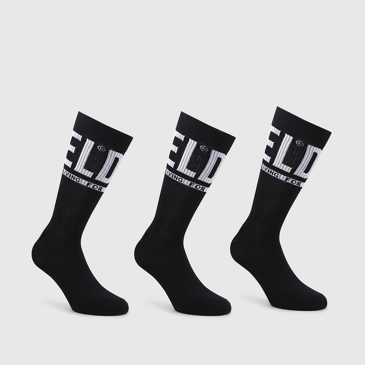 DIESEL<br>Conjunto de 3 pares de meias