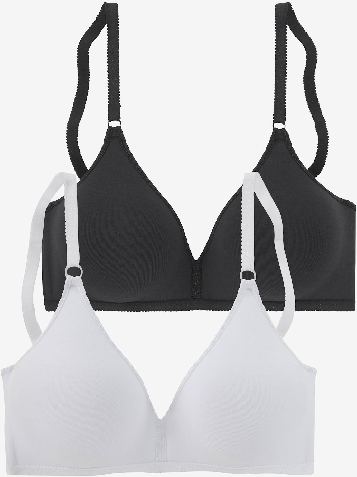 Soutien-gorge bralette lot de 2 soutiens-gorge bralette petite fleur en coton agréable à porter
