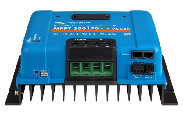 Victron Energy SmartSolar 250/70-Tr VE.Can Solcelle-opladningsregulator MPPT 12 V, 24 V, 48 V 70 A