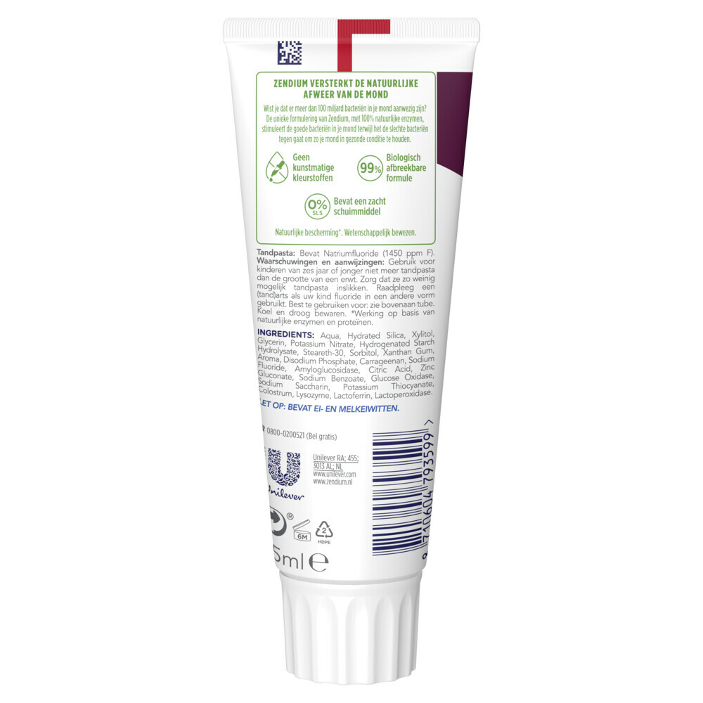 Zendium Tandpasta Sensitive75 ml