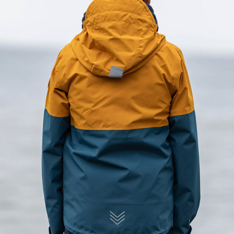 Kinder Puck Regenjacke inca gold