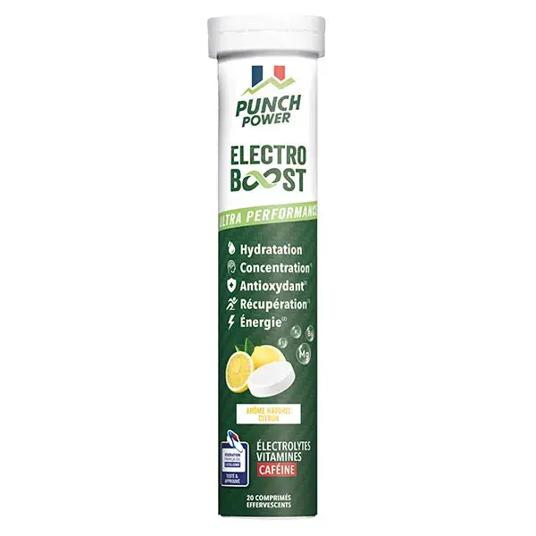 ELECTROBOOST Eletrólitos - Vitamina C, Magnésio, Minerais - Limão