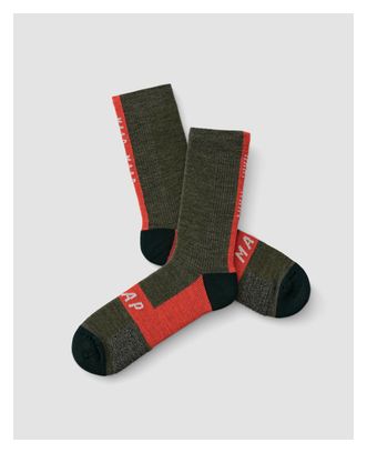 Chaussettes Maap Alt_Road Trail Vert / Rouge
