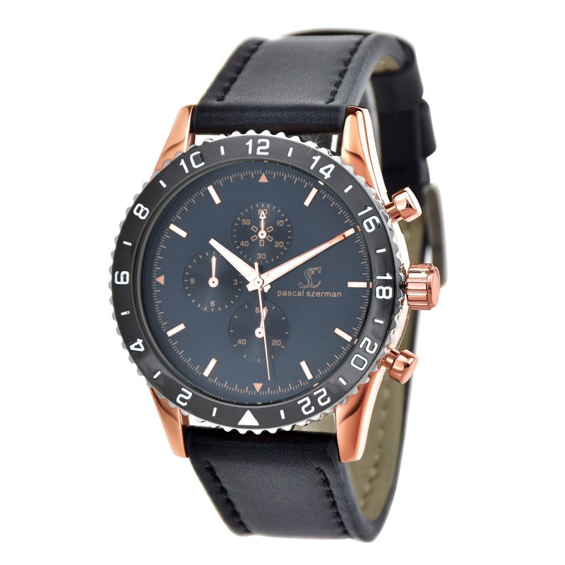 Montre homme quartz SC Crystal collection Pascal Szerman