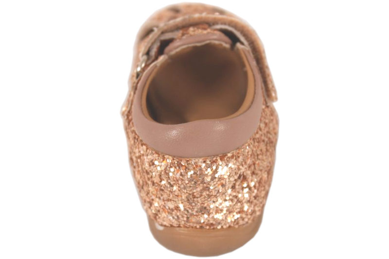 PETIT SOFIE SCHNOOR ROSEGOLD SANDAL MED GLIMMER