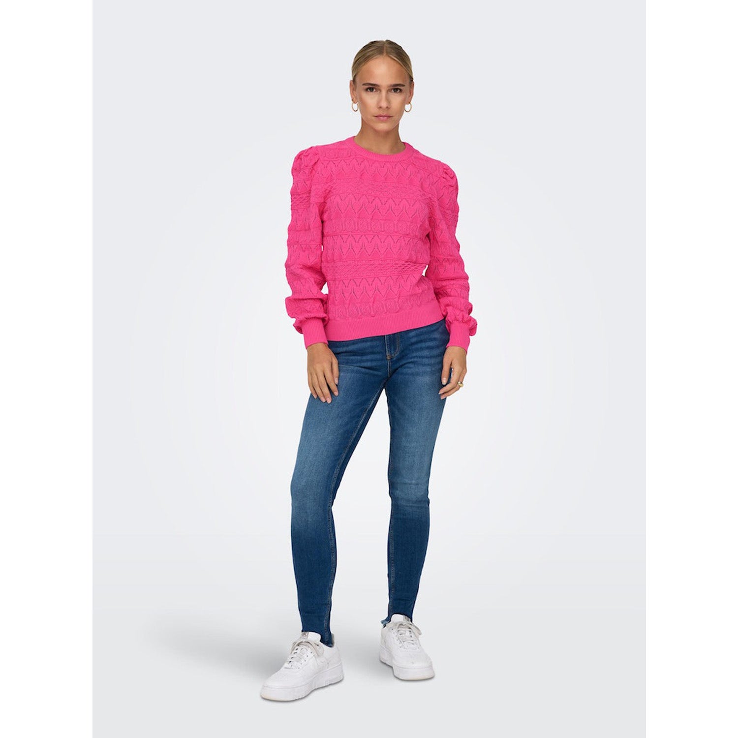 ONLY  Sandy Long Sleeve Structure O-Neck