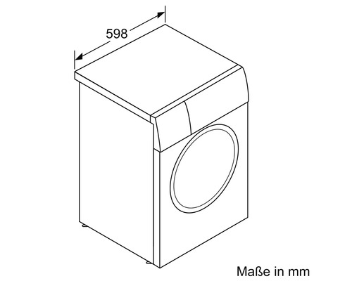 Bosch Serie 8 wasmachine, 9 kg inhoud, 1400 tpm