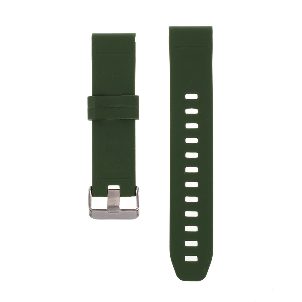 (Gr. M) Garmin Fenix 6 / 6 Pro / 5 / 5 Plus / Forerunner 935 Ersatz Sport Armband aus Silikon (Gelenkumfang 162-247 mm) - Grün