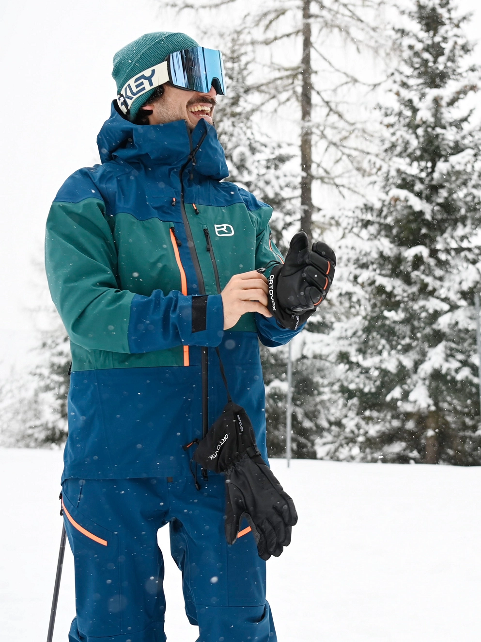 Ortovox Merino Freeride Gloves black raven