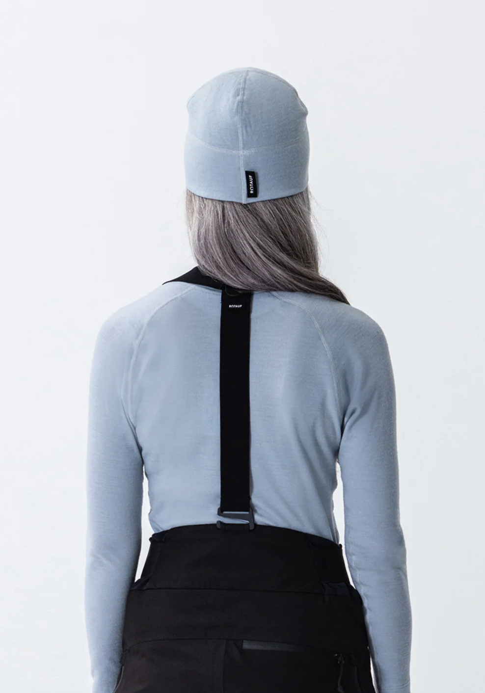 Rotauf Damen-Longsleeve Eco Merino 200 Sky