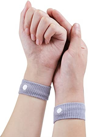 (2er Set) Reise Druck Armband - Grau