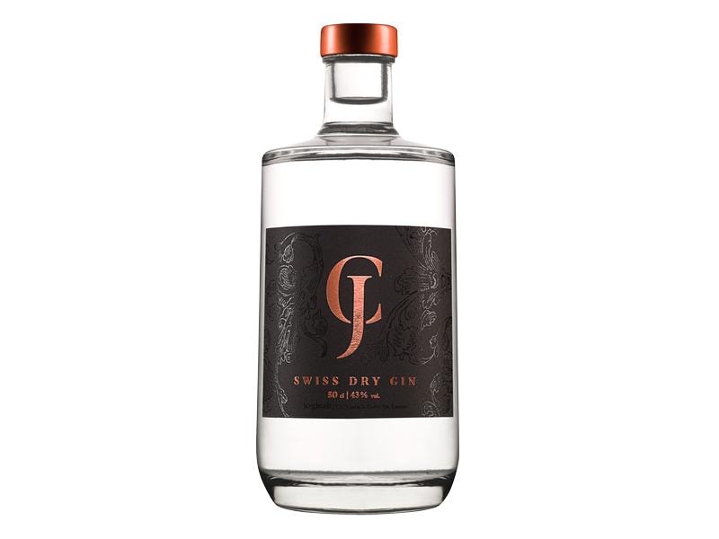 JC Gin Swiss Dry Gin 0.5 l Schweizer Spirituosen Spezialität auf der Basis von Wacholder
