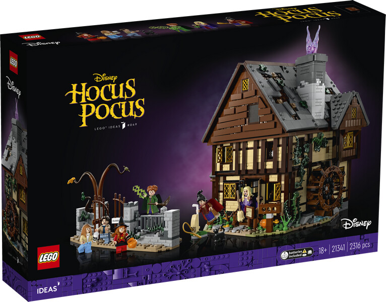 Lego Ideas Disney Hocus Pocus - Sanderson Søstrenes Hytte - 21341
