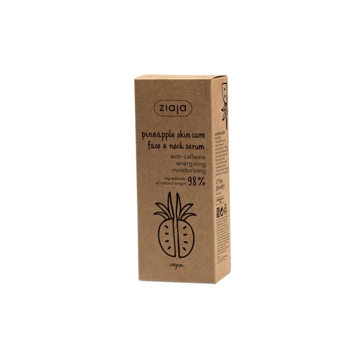 Ziaja Pineapple Shot für Gesicht, Hals und Dekolleté 50 ml