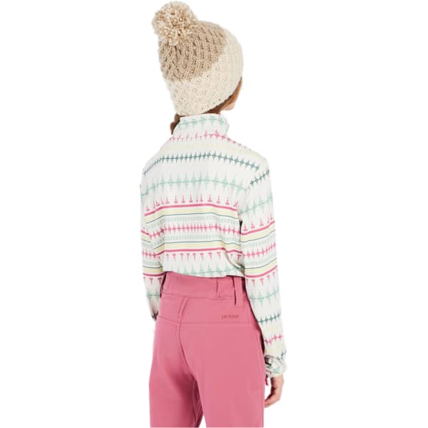 Sweat polaire PROTEST PRTZOAK JR 1/4 ZIP ACTIVE TOP KITOFFWHITE