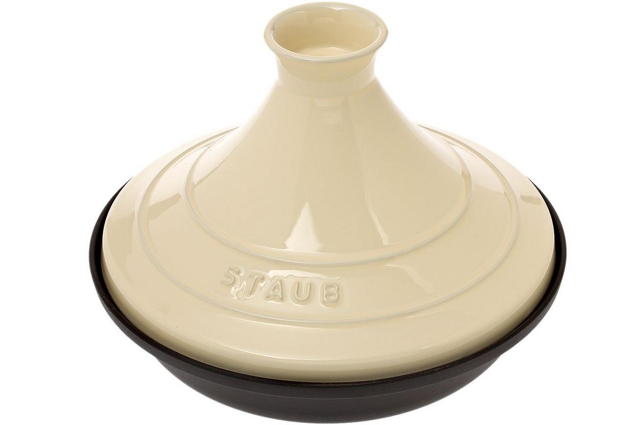 Staub tajine 28cm, crème