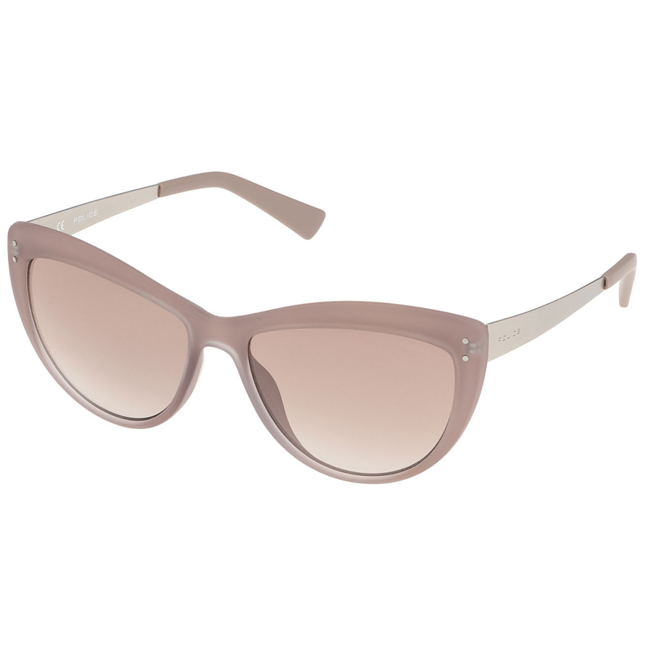Police Lunettes de soleil Femme marron