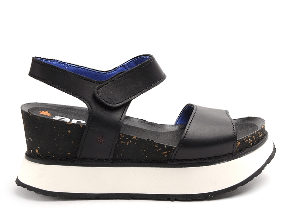 Art nu pieds talons femme santorini 1970 noir