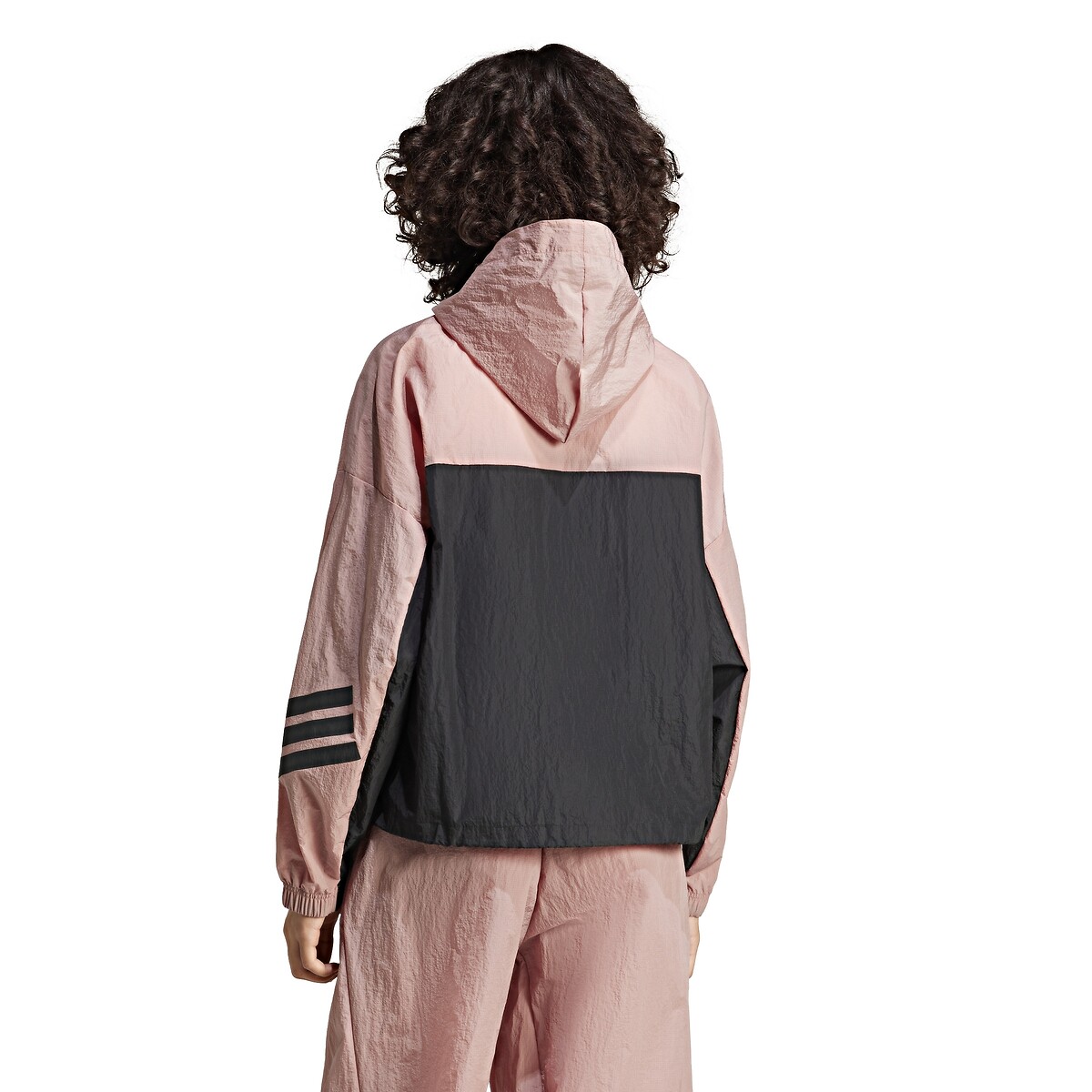 ADIDAS ROUPAS ESPORTIVAS<br>Corta-vento com meio zíper Future Icons