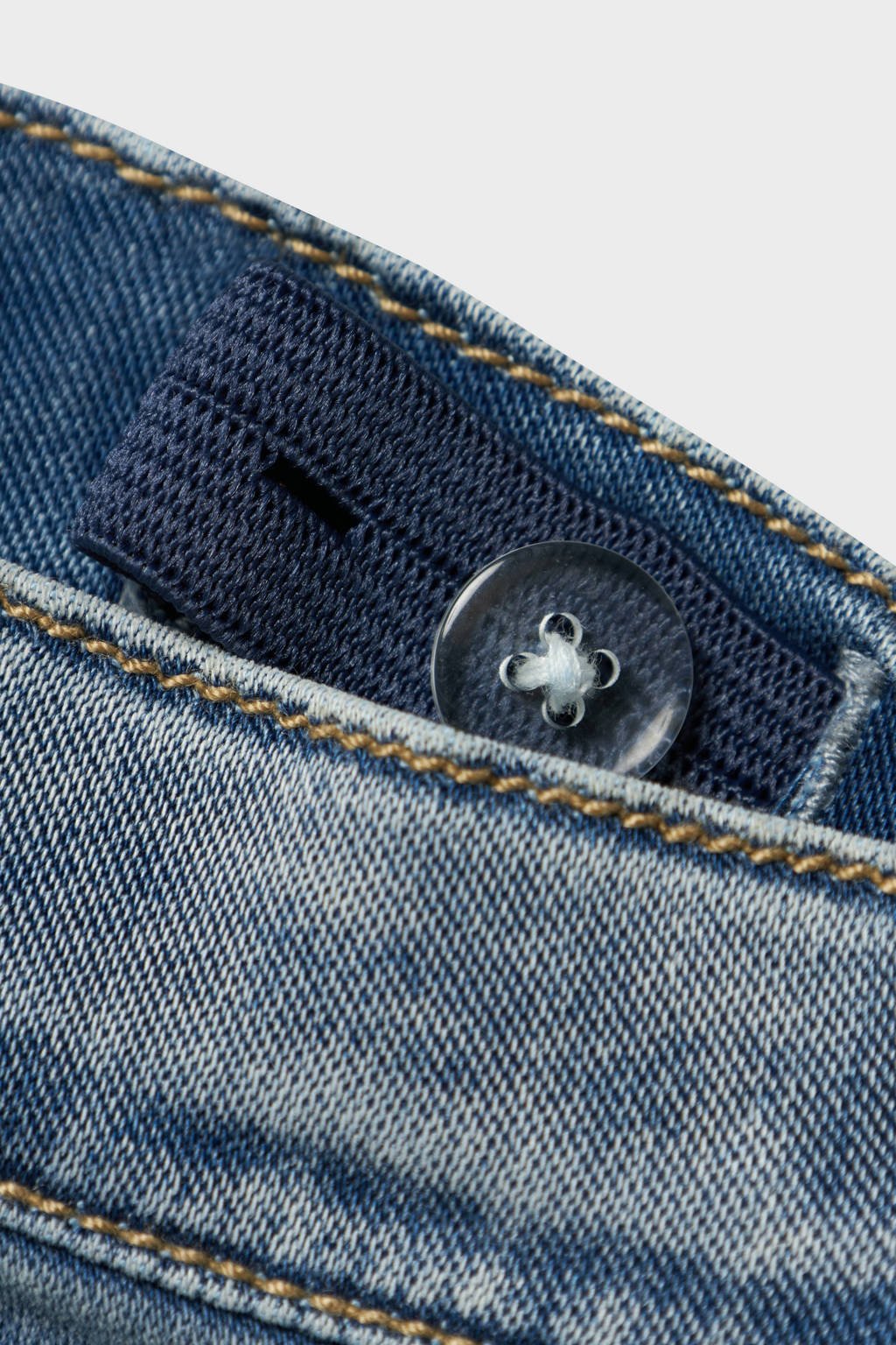 NAME IT waist regular fit jeans light blue denim