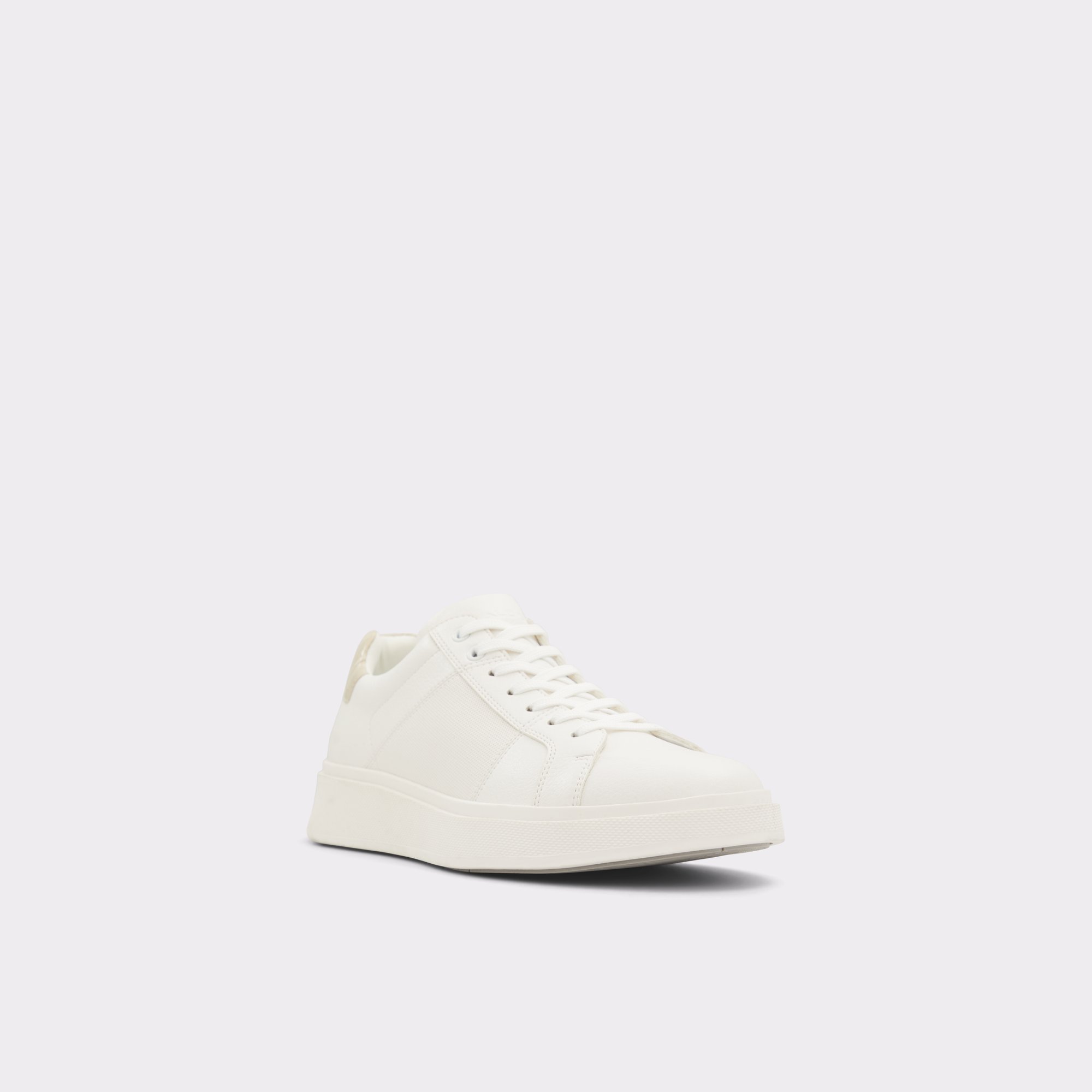 Primespec White Synthetic Smooth Men Sneakers