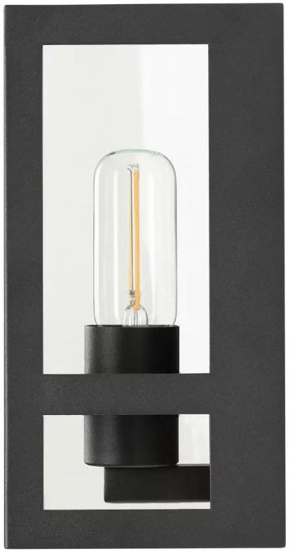 KS Verlichting wandlamp City zwart 15 x 12 x 23 cm