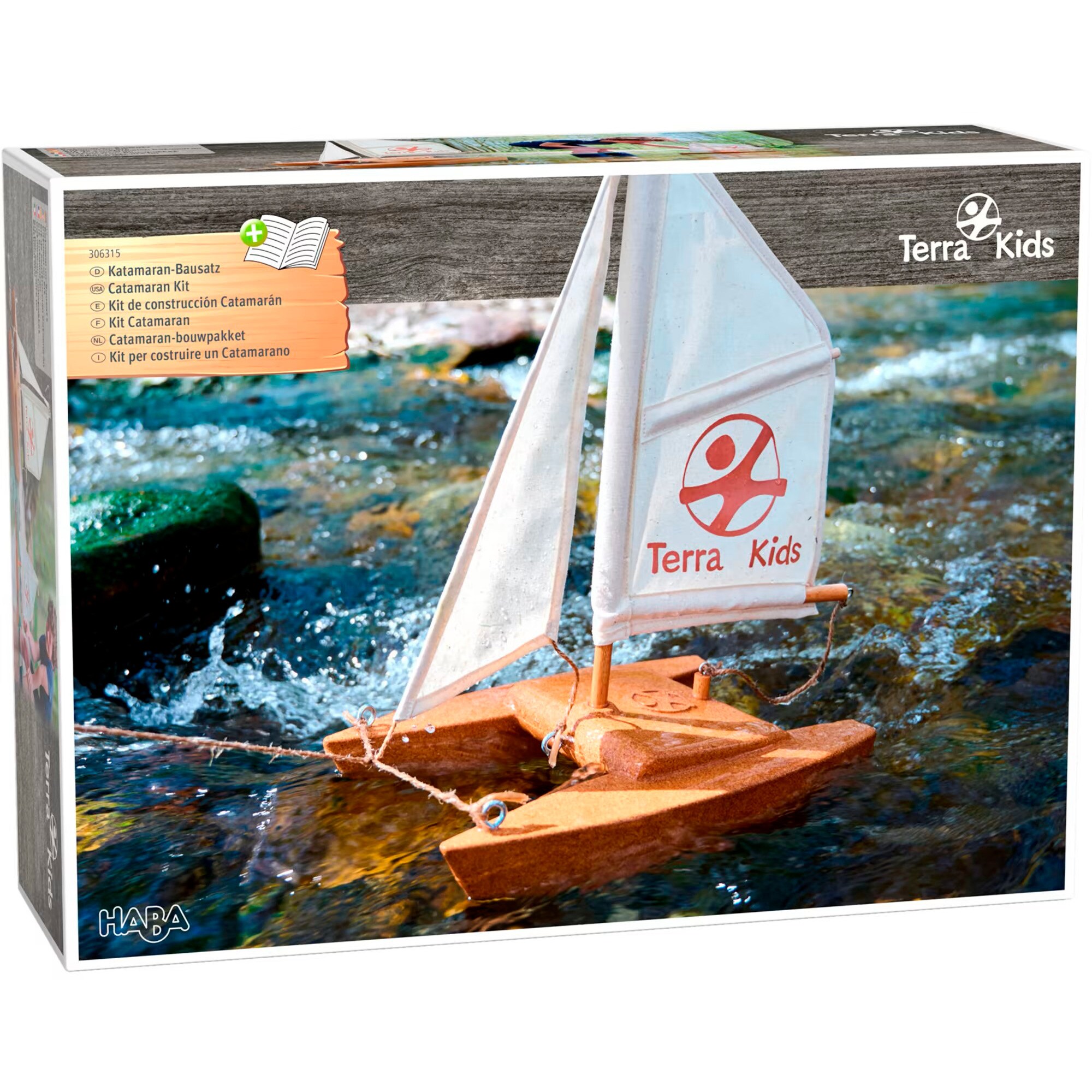 HABA Experimentierkasten Terra Kids Katamaran-Bausatz