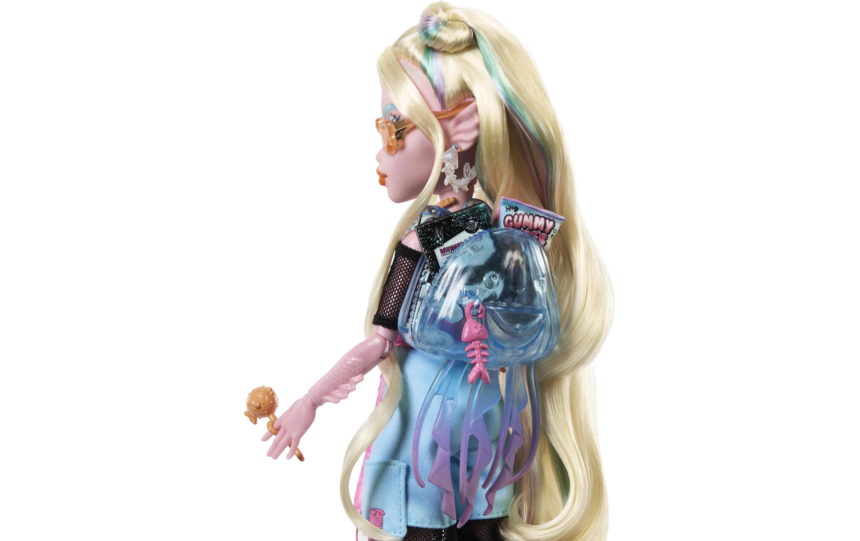Puppe Monster High LagoonaSchrecklich schöne Meerjungfrau mit trendiger Kleidung