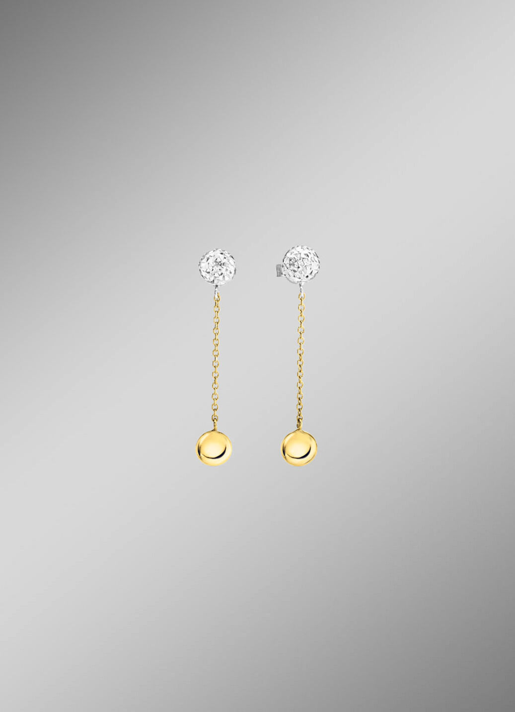 Wunderschöne Ohrstecker in Bicolor