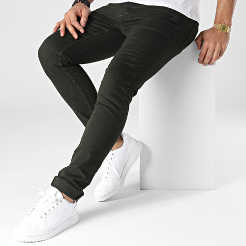 Jean Skinny Back Vert Foncé