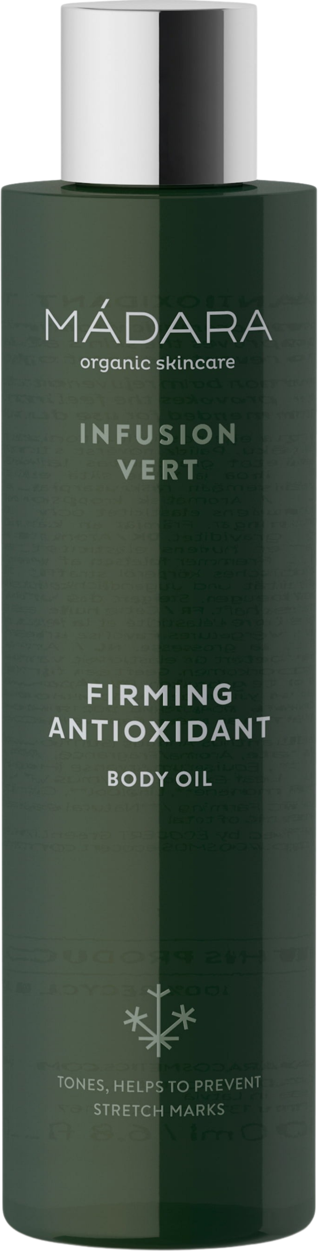 MÁDARA Organic Skincare  Infusion Vert Firming Antioxidant Body Oil, 200 ml