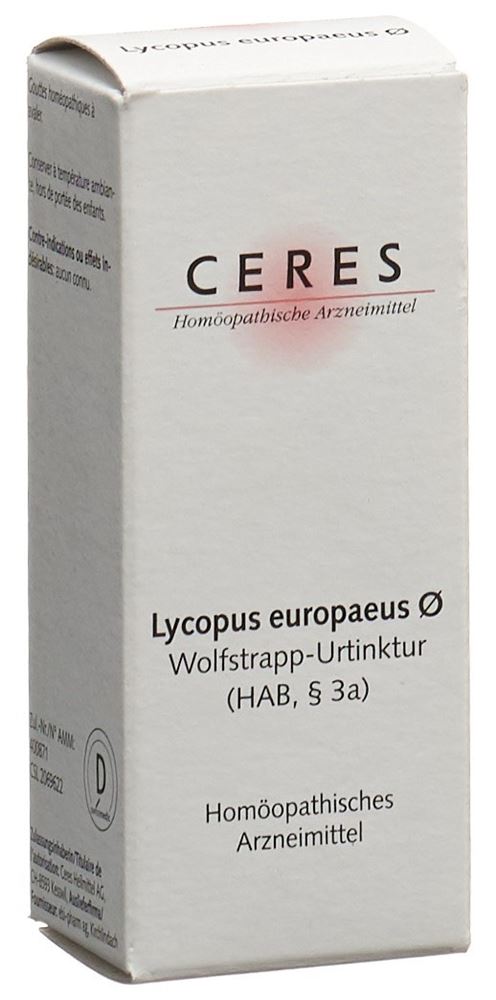 CERES Lycopus europaeus Urtinkt Fl 20 ml