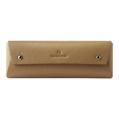Oberthur Cologne - Etui simple pour stylo - camel