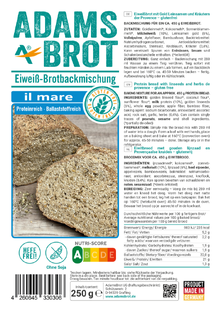 Adams Brot Broodmix Il Mare 250GR