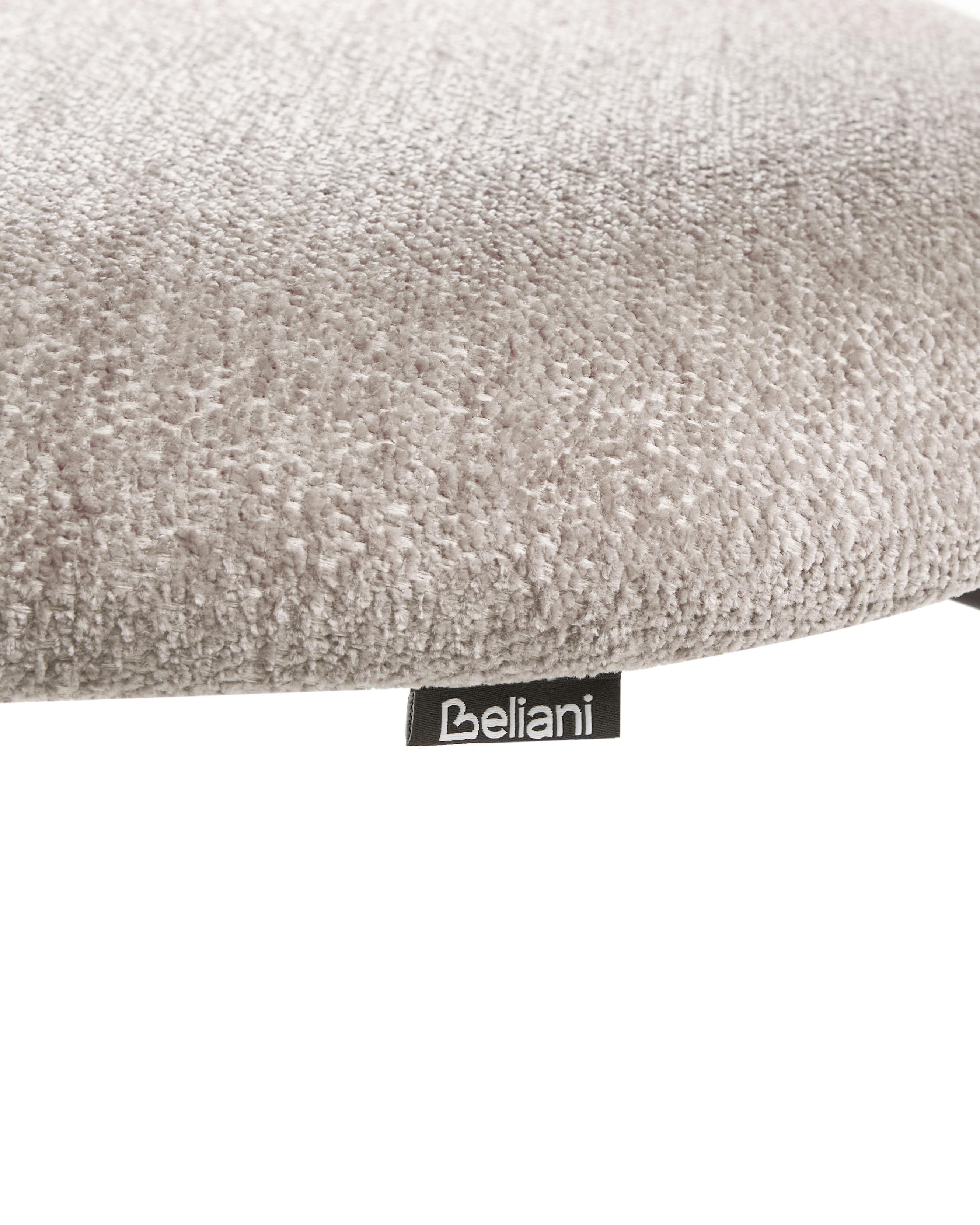 Set van 2 eetkamerstoelen COWLEY Chenille Taupe