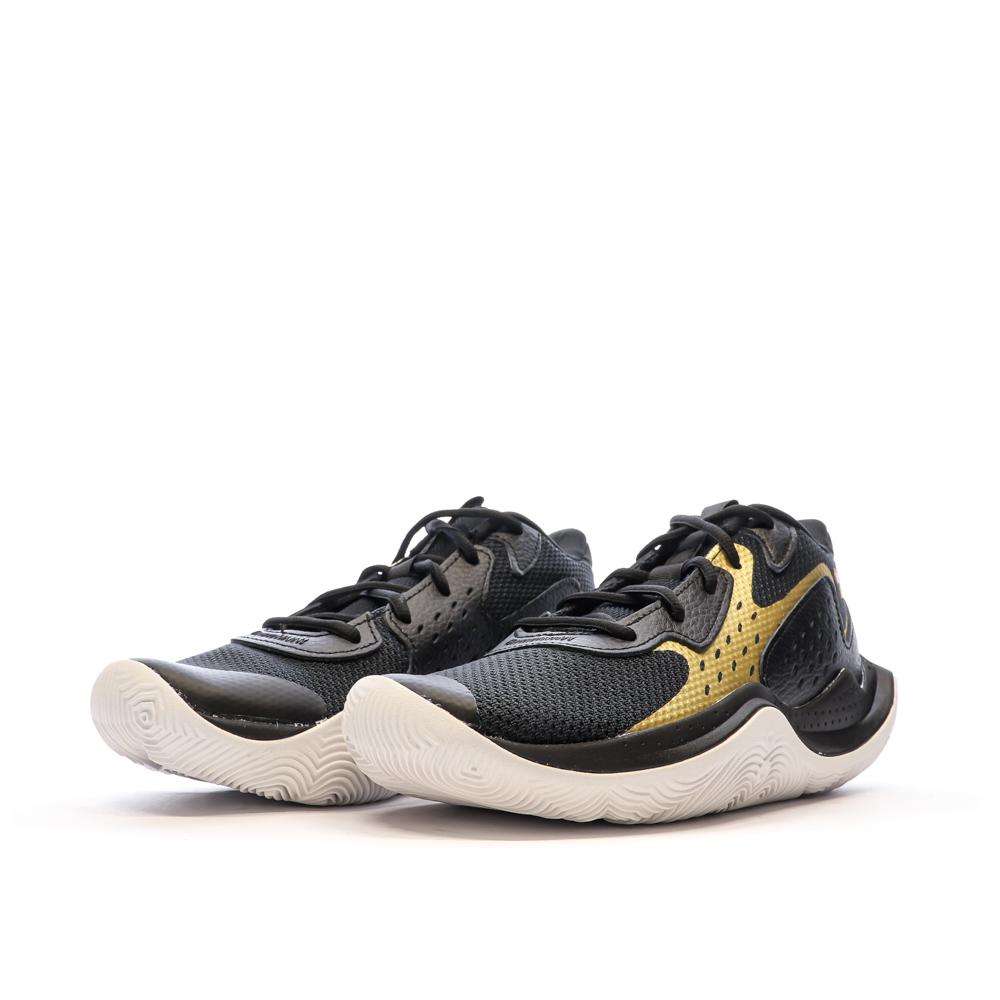 Under Armour Chaussures de Basket Noir/Doré Mixte Under Armour Jet 23