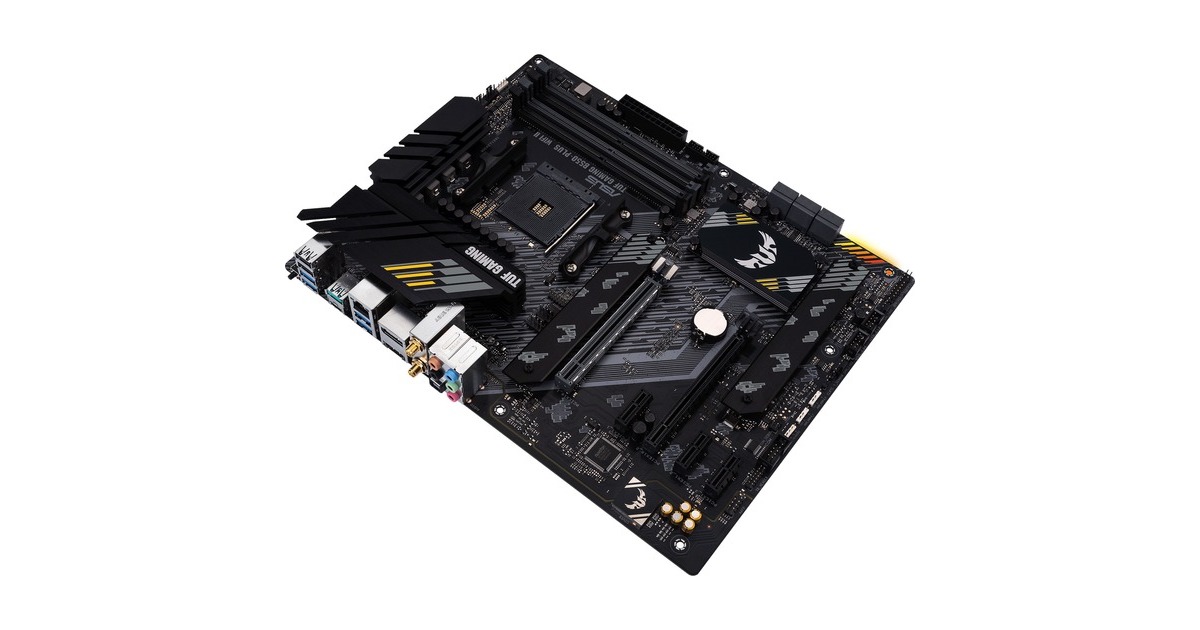 ASUSTUF Gaming B550-PLUS WIFI II socket AM4 moederbord  (Zwart, RAID, Gb-LAN, WLAN, BT, Sound, ATX)